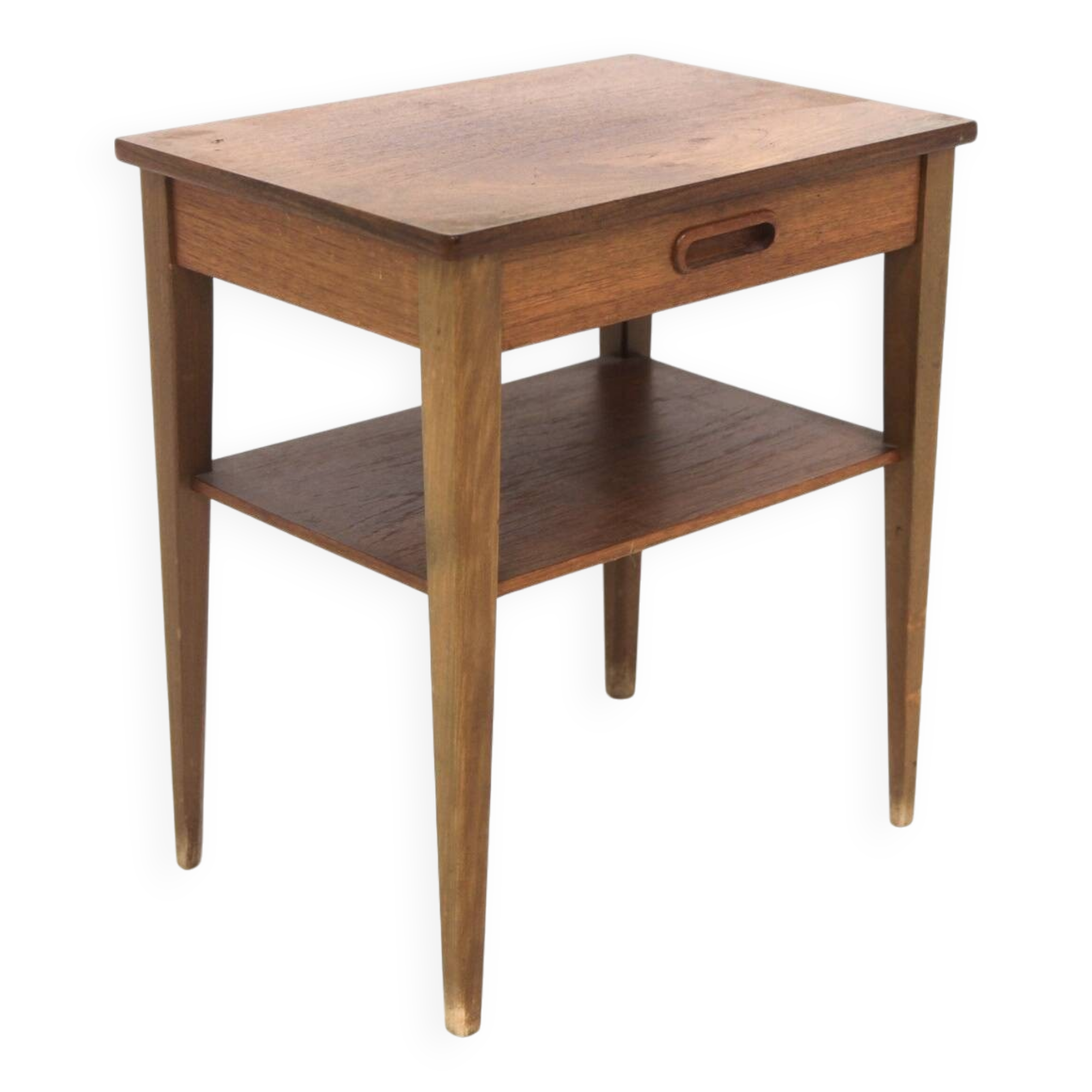 Table de chevet scandinave en teck, Suède, 1960