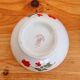 Set of 4 small porcelain bowls decorated with vintage roses