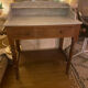 Bathroom cabinet in oak and antique marble