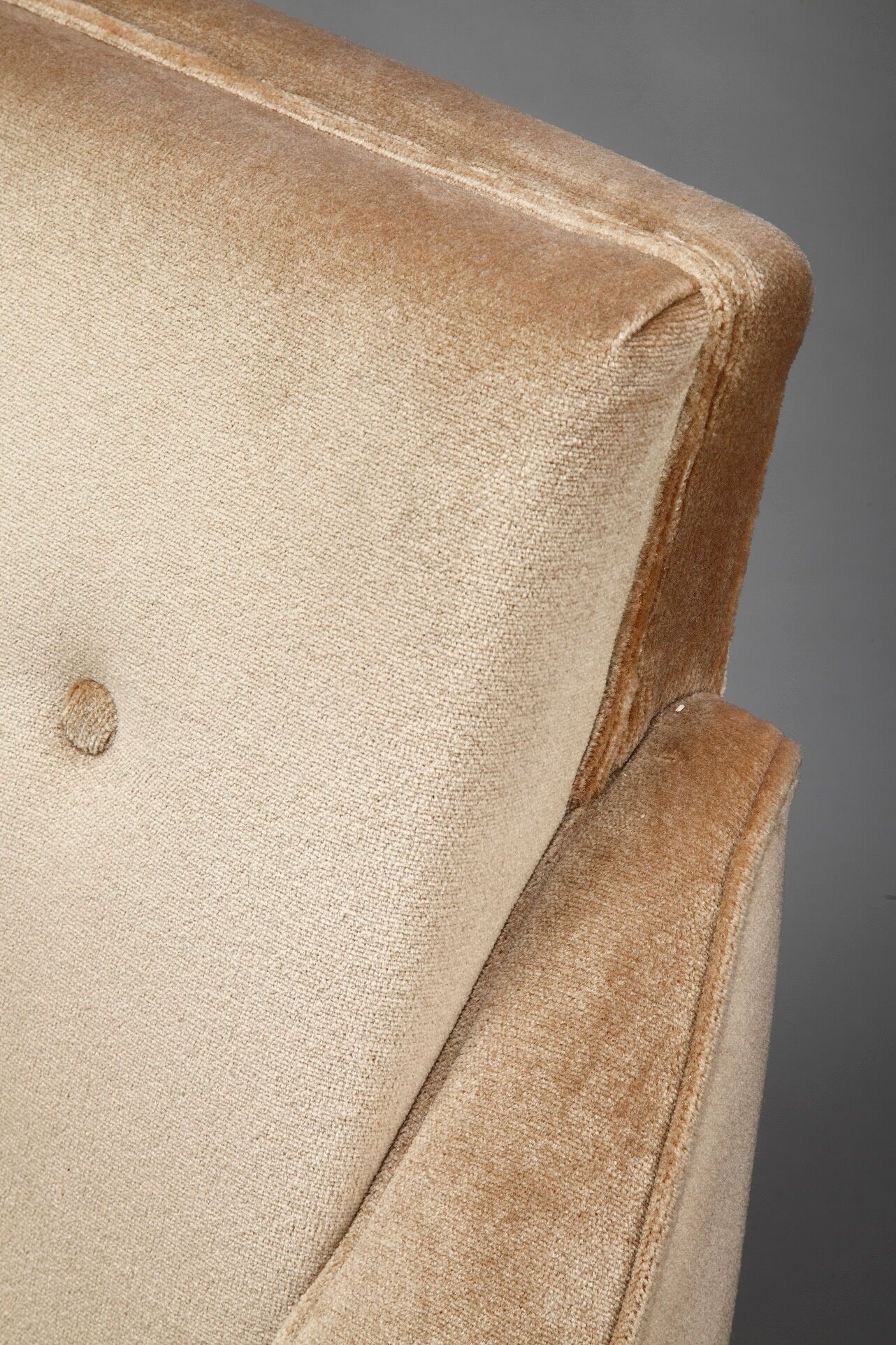 Pair of velvet chairs from the 50s