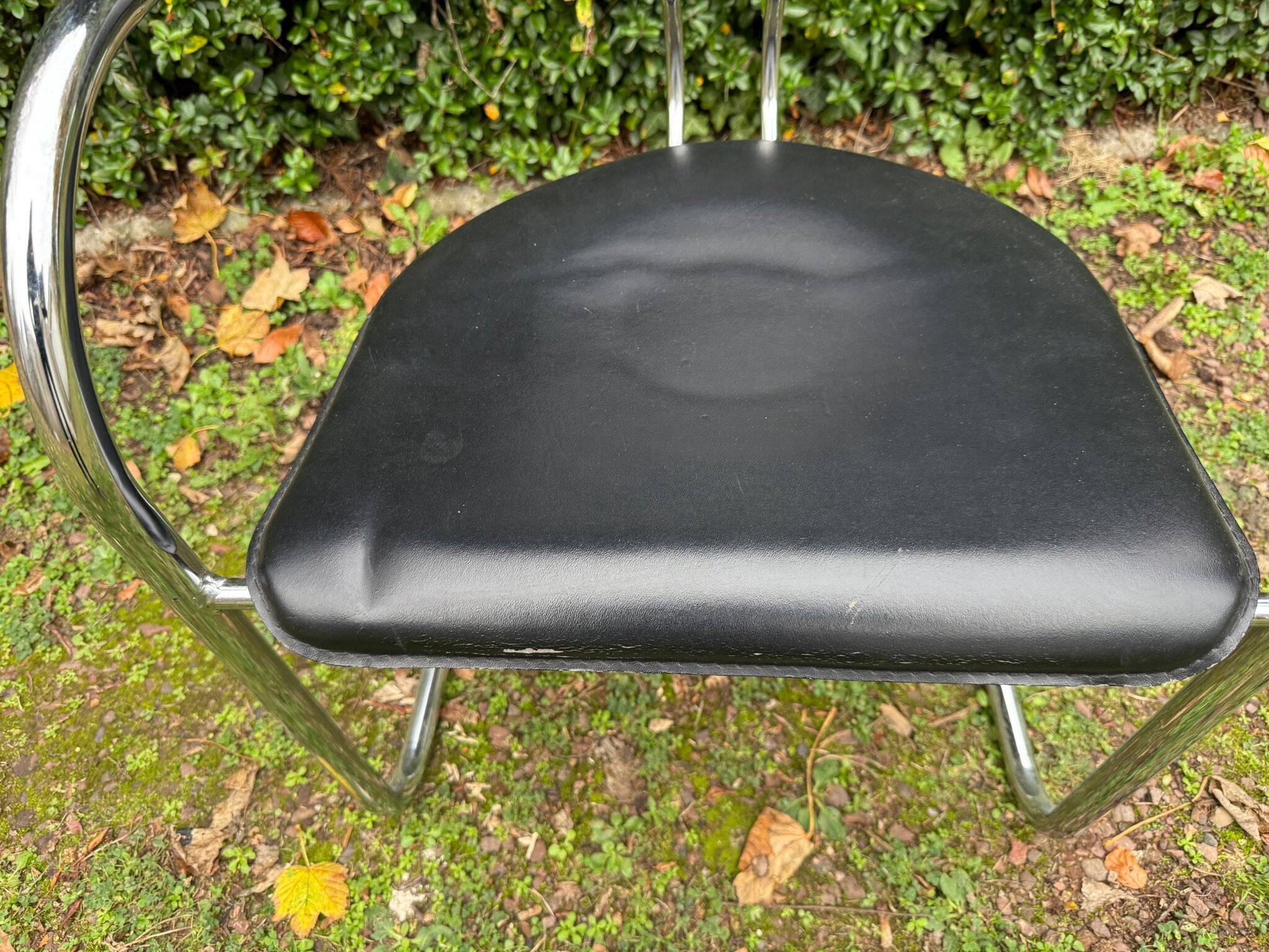 Set of 10 Italian design chairs from the 1970s by Effezeta