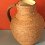 Contemporary ceramic pitcher champtoceaux without beak