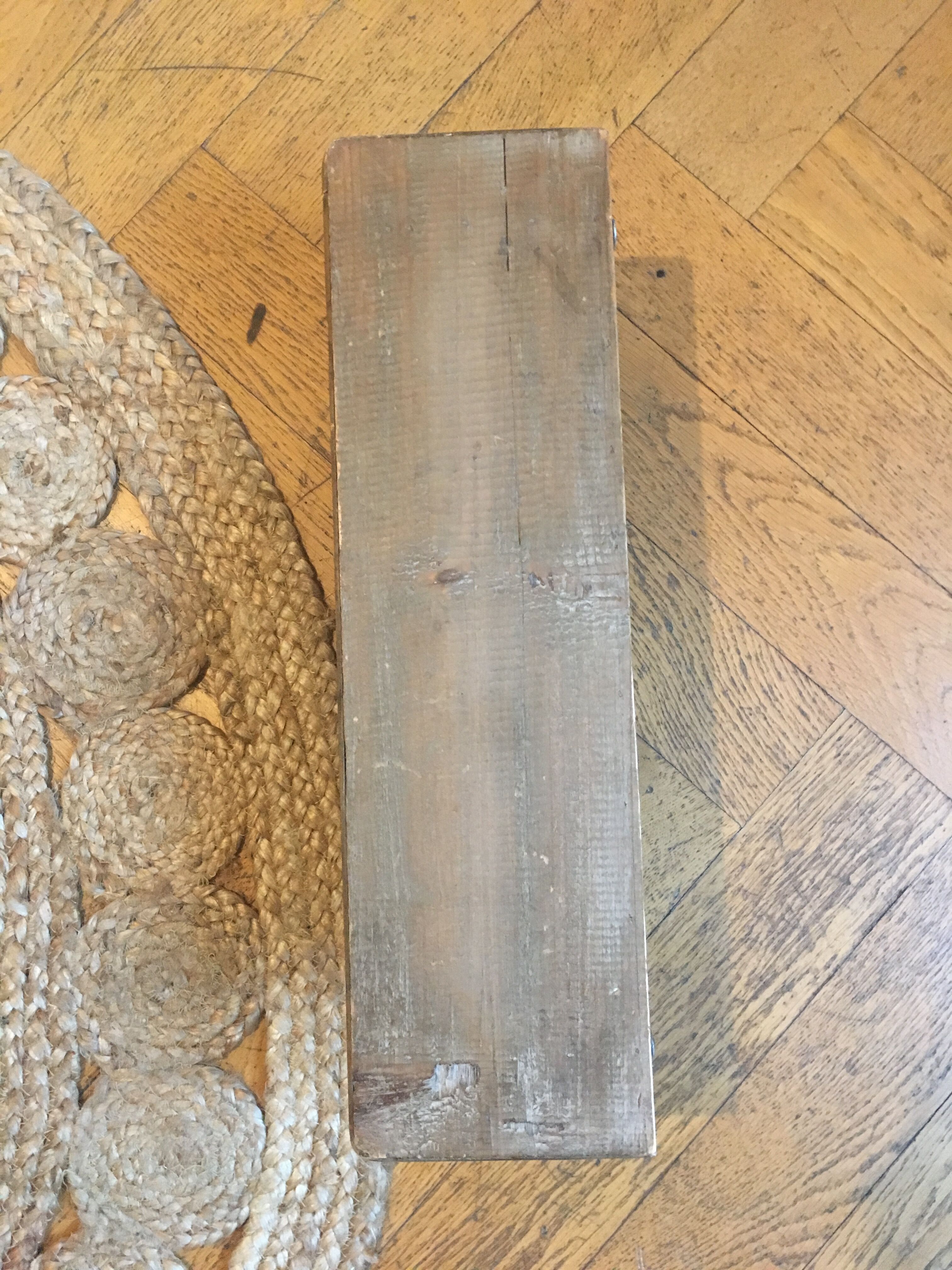 Wooden wall shelf