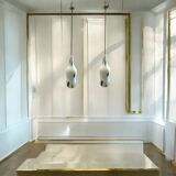 Murano Glass Light Pendants by De Mayo Set of 2