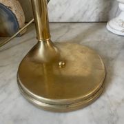Italian lamp in brass and opaline sliding arm 67cm