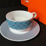 Paire de tasses à déjeuner Hermès