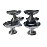 Guy Degrenne stainless steel ice cream bowls 18/10