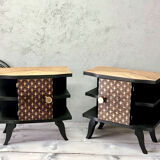 Pair of vintage bedside