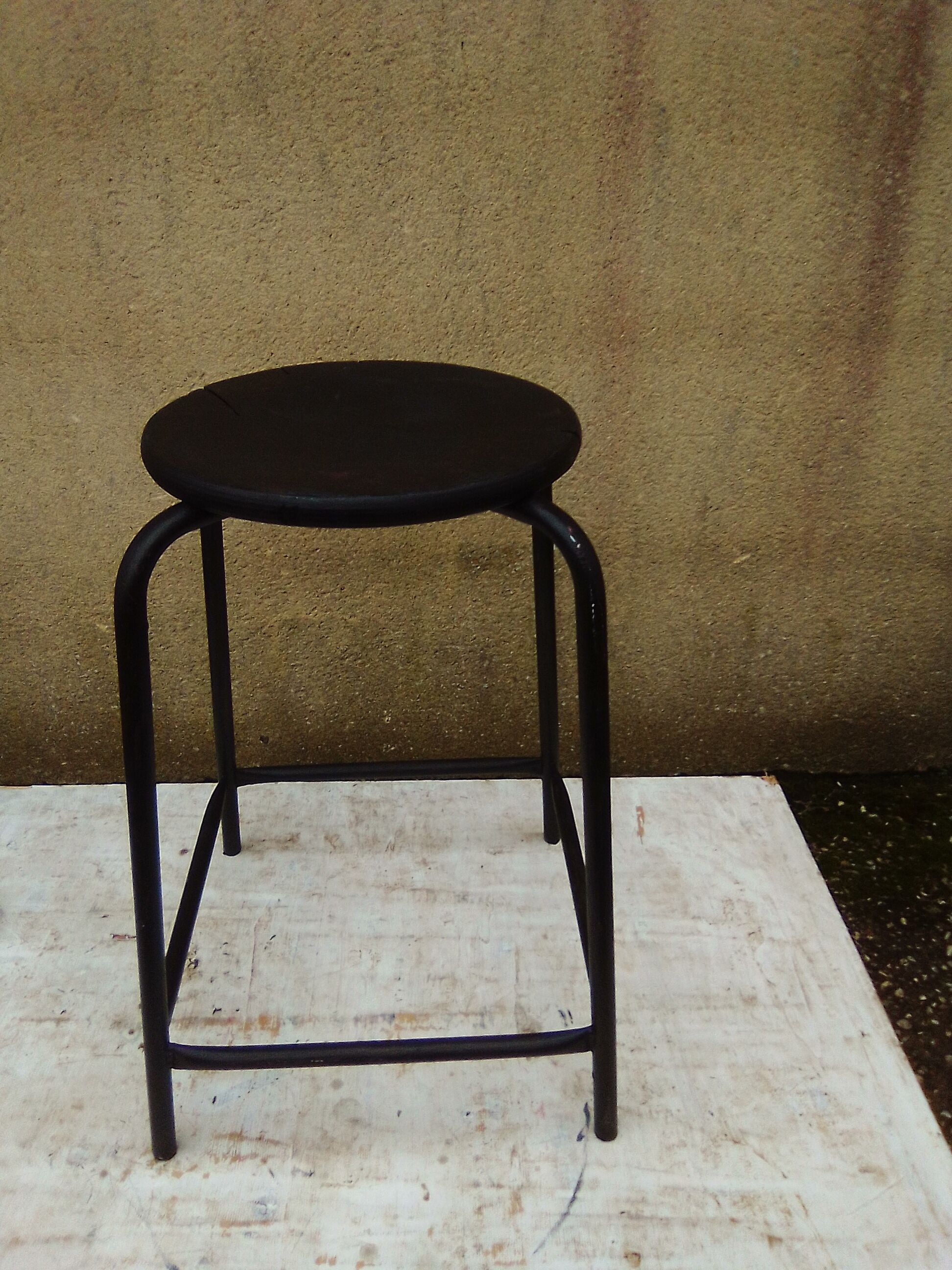 Industrial high stool H 58.5 cm