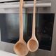 Lot de 4 cuillères/ louches en bois
