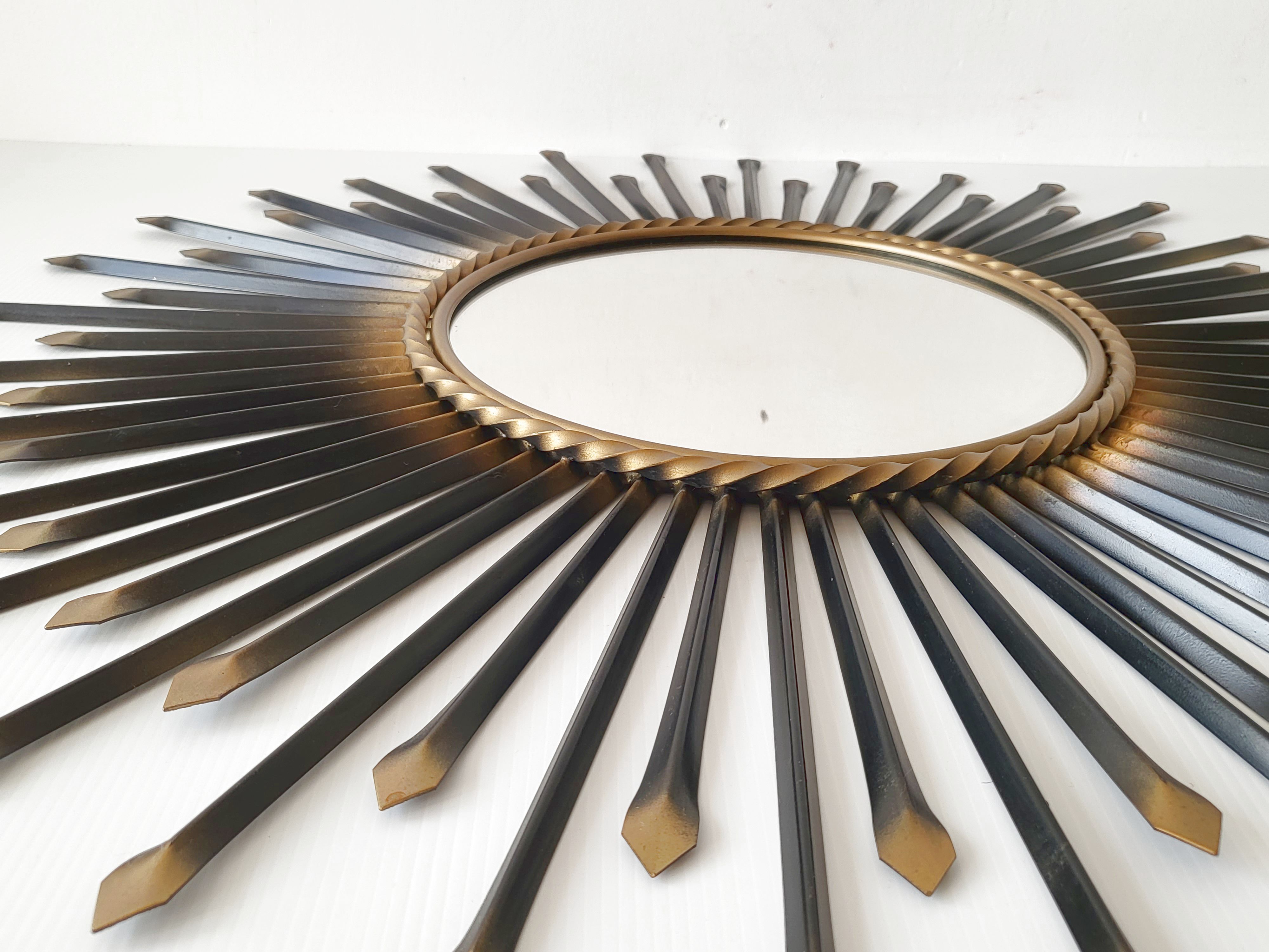 Vintage Chaty Vallauris sun mirror 1960