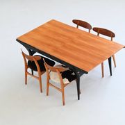 Alfred Hendrickx T4 dining table in beech Belform Belgium 1958