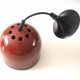 Lita pendant light for Circa terracotta metal