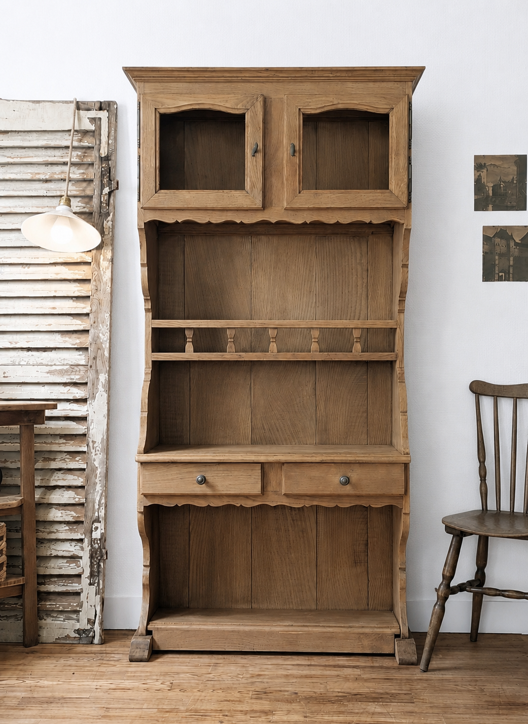 Renovated rustic antique dresser
