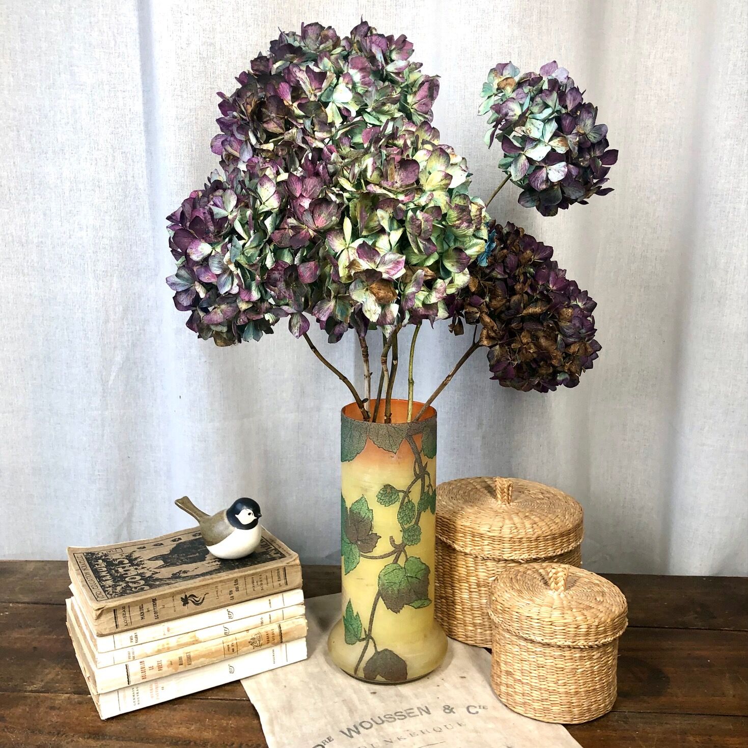 Vase art nouveau – production Legras