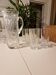 Service of cut crystal orangeade.