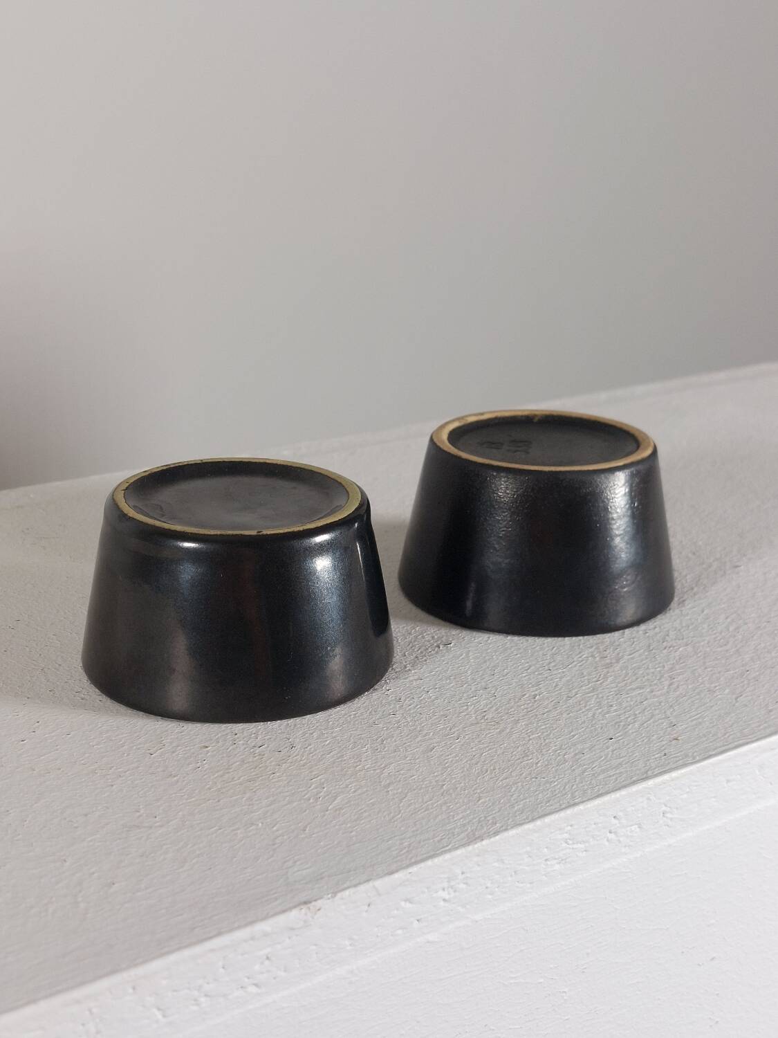 Pair of vintage Oxid glaze cups by Hedwig Bollhagen