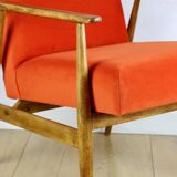 Fauteuil Orange Lis par Henryk Lis, années 1970