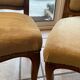 Lot of 2 antique Louis XV style chairs, carved solid wood.