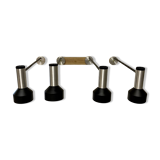 Set of 4 large wall lamps 65 cm design 1950.