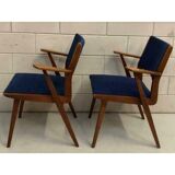 Two mid century armchairs
