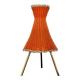 Austrian KIWI Wicker Table Lamp by J.T. Kalmar