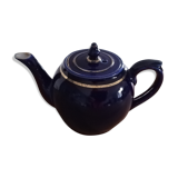 théière  ancienne en porcelaine bleue