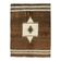 Vintage Turkish Hand-Knotted Wool Cotton Brown Kilim Area Rug 148x198