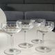 Lot of 4 x Champagne Coupes / Doyen Glassware. Art Deco 1930s.