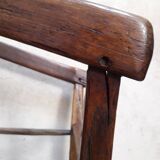 Old country folk art armchair