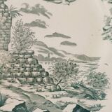 Assiettes plates terre de fer Longchamp