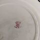 Set of 6 dinner plates in Terre de fer earthenware, red color