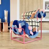 Tufted armchair