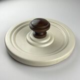 Wooden coat rack in Art Deco style, Italy, 1960s