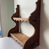 Antique spice shelf