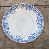 Former compotier in earthenware of Sarreguemines