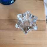 Bougeoir en verre étoile