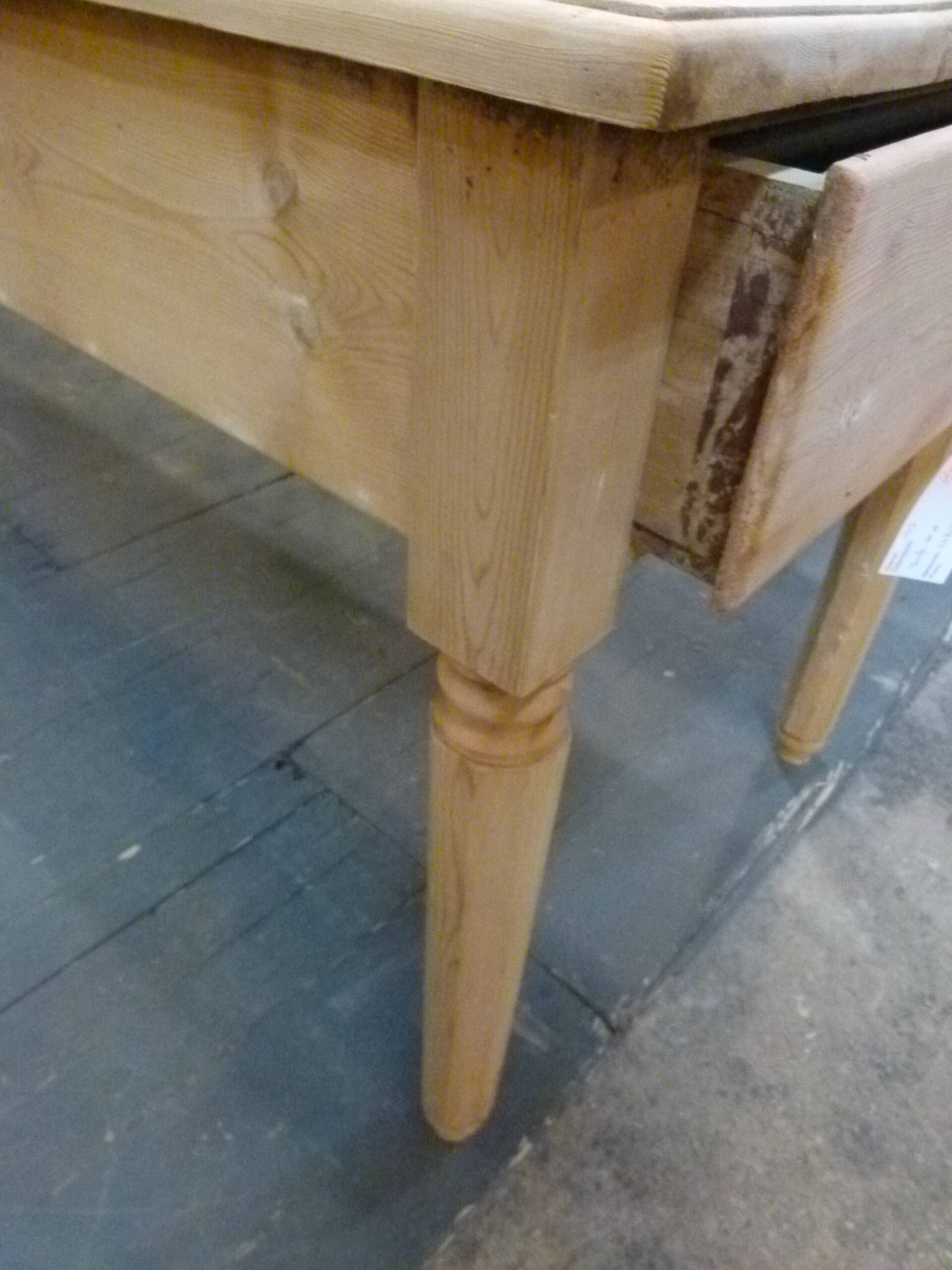 20th century pine farmhouse table