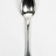 6 Christofle America espresso spoons in silver-plated metal, Luc Lanel