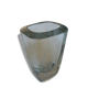 Crystal vase bluish Scandinavian burning birds