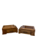 Pair of low cabinets in solid wood – bedside tables or side tables.