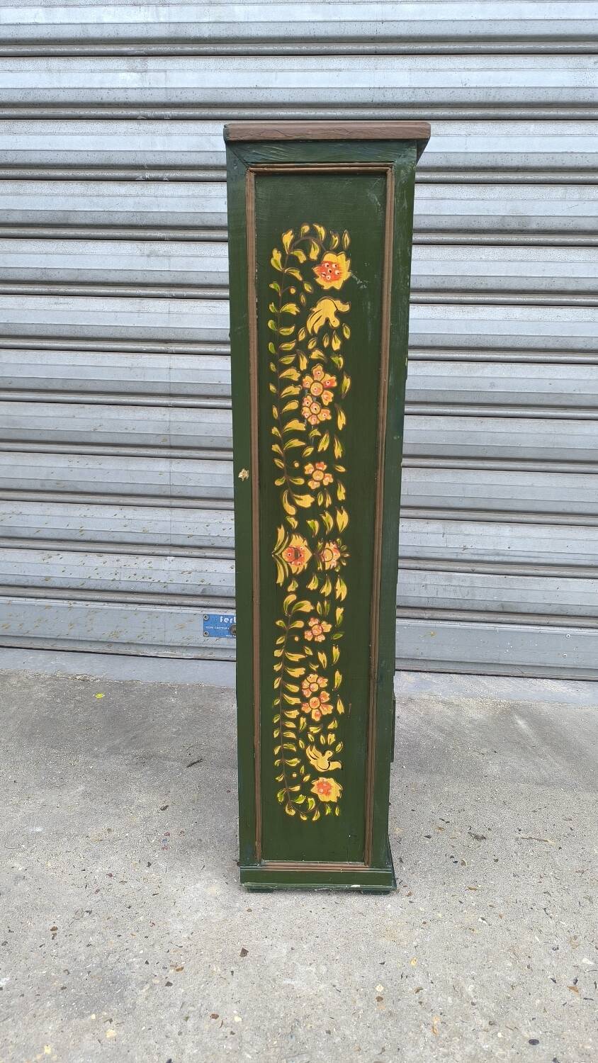 Hand-painted beechwood chest of drawers, 1950s