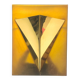 Postmodern Brass Wall Lamp Sconce from Liro, Belgium, 1980s