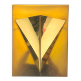 Postmodern Brass Wall Lamp Sconce from Liro, Belgium, 1980s