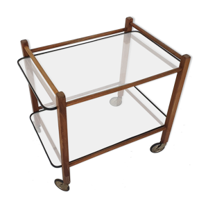 Chariot en bois et en