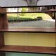 Multicolor bookcase shelf