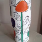 Vintage ceramic with floral pattern