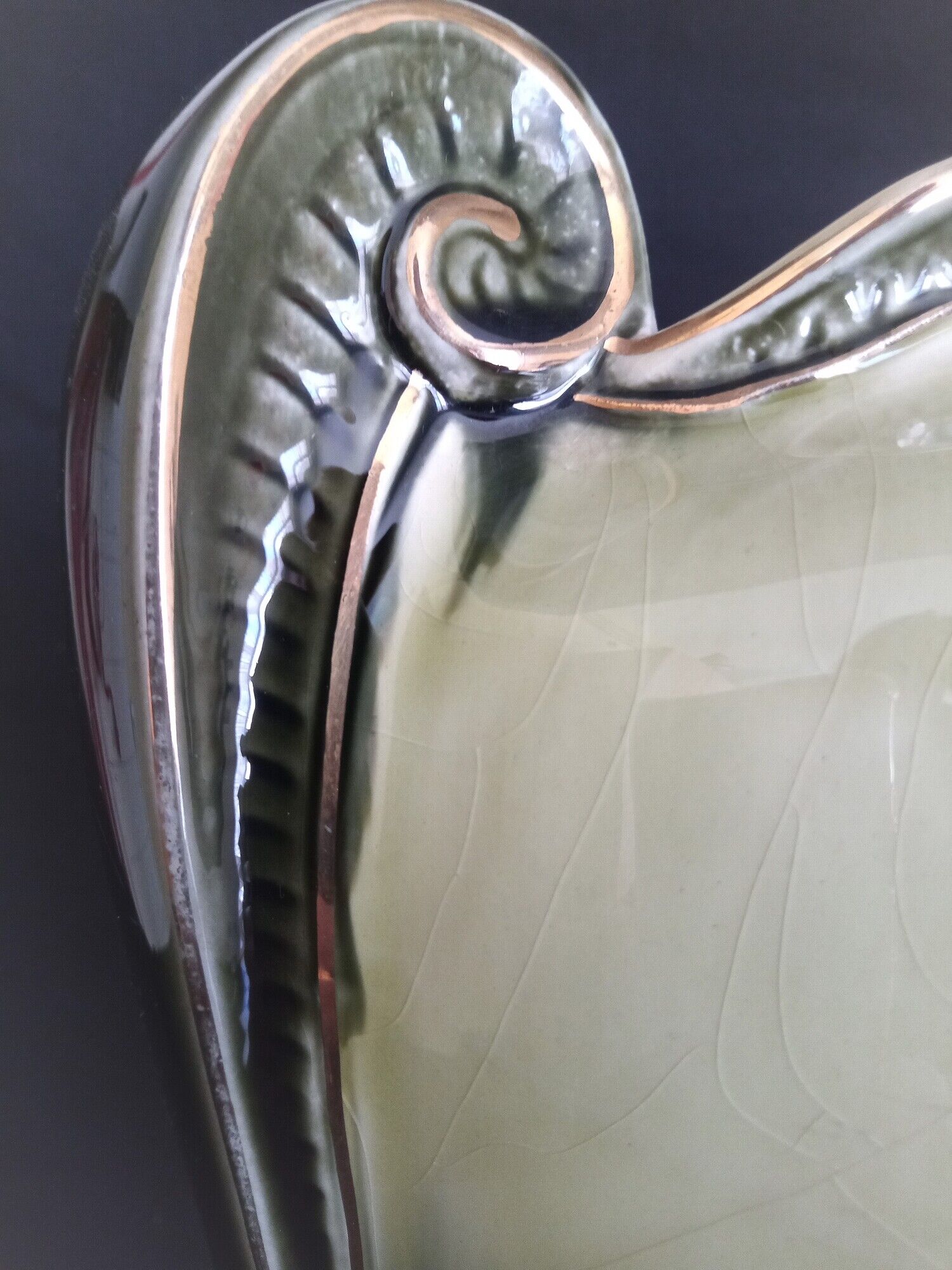 Gustave de Bruyn Art Nouveau earthenware vase by Fives Lille