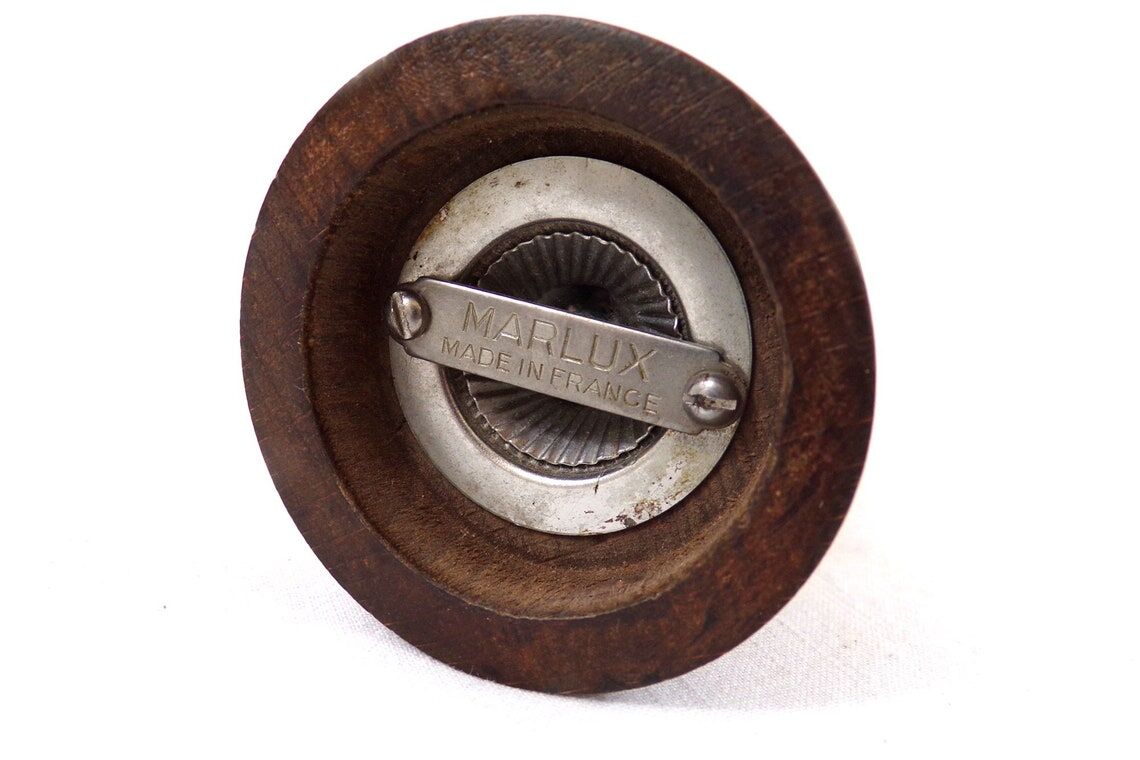 Vintage wooden pepper mill marlux brand made in France
