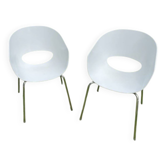 2 "Orbit Large" chairs for Sintesi, design Cantarutti 1990